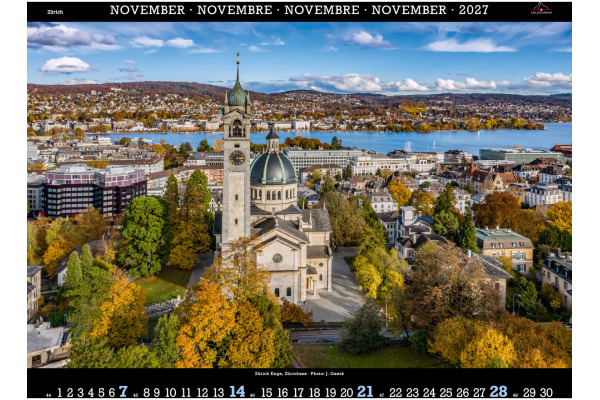 CALENDARI Bildkalender 2027 36205854 Zürich ML 40x31cm – Bild 4