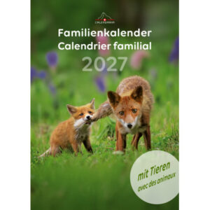 CALENDARI Familienplaner 2027 36205861 mit Tieren ML 21x27.9cm