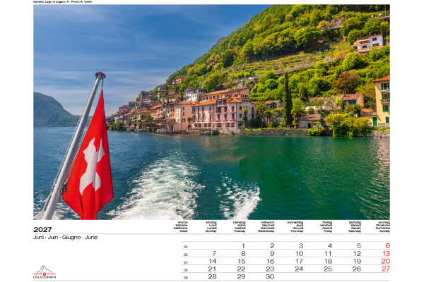 CALENDARI Bildkalender 2027 36205908 Schweiz-Suisse ML 40x31cm – Bild 3