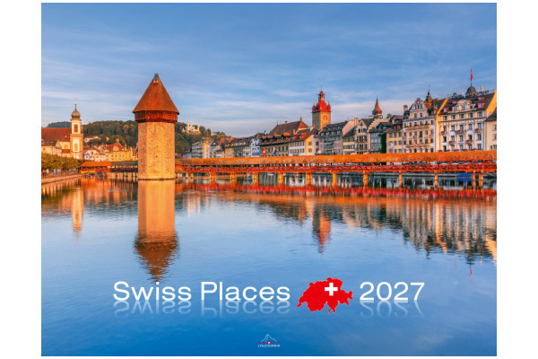 CALENDARI Bildkalender 2027 36205922 Swiss Places ML 40x31cm
