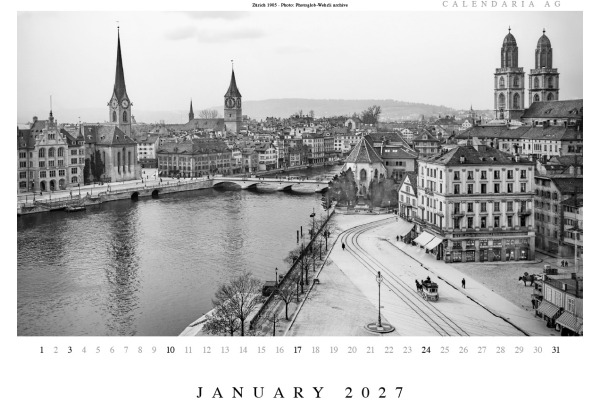 CALENDARI Bildkalender 2027 36205953 Swiss Historic ML 40x31cm – Bild 3