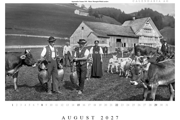 CALENDARI Bildkalender 2027 36205953 Swiss Historic ML 40x31cm – Bild 4