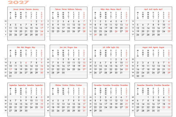 CALENDARI Bildkalender 2027 36205977 Swiss Mix ML 31.5x23cm – Bild 4