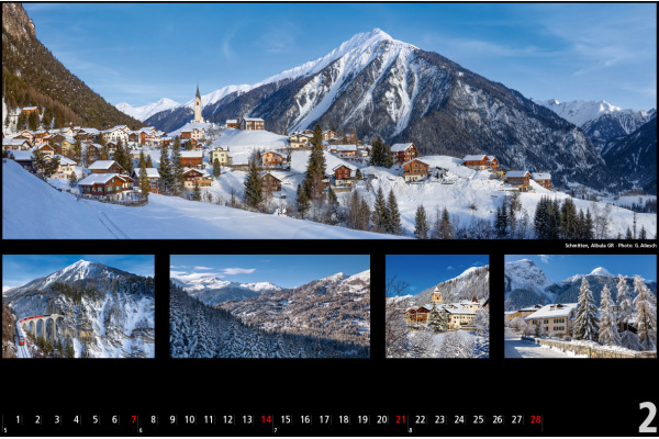 CALENDARI Bildkalender 2027 36206042 Switzerland ML 48x33cm – Bild 2