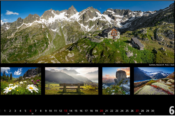 CALENDARI Bildkalender 2027 36206042 Switzerland ML 48x33cm – Bild 3