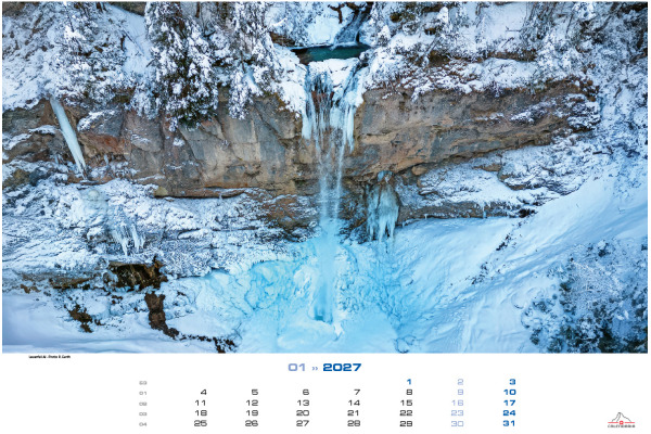 CALENDARI Bildkalender 2027 36206097 Mountain Waters ML 45x34cm – Bild 2