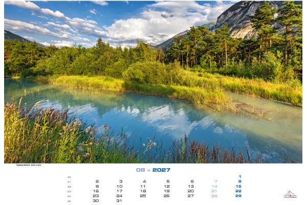 CALENDARI Bildkalender 2027 36206097 Mountain Waters ML 45x34cm – Bild 4