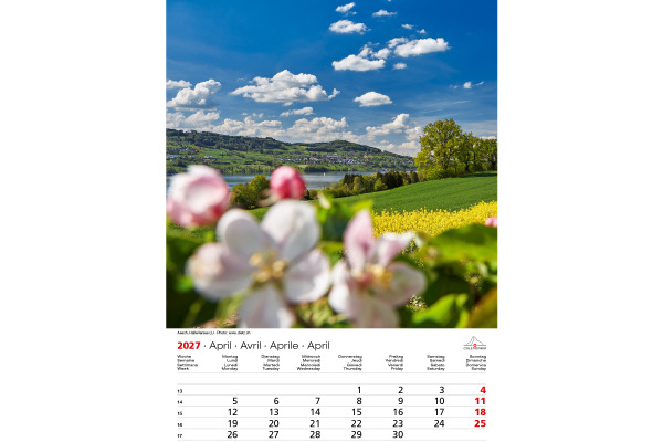 CALENDARI Bildkalender 2027 36206127 Swiss Souvenir ML 23x31.5cm – Bild 3