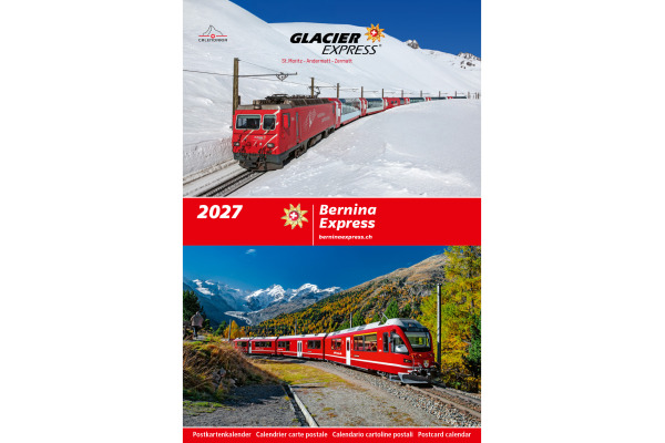 CALENDARI Bildkalender 2027 36206219 Bernina / Glacier ML 14.8x22cm