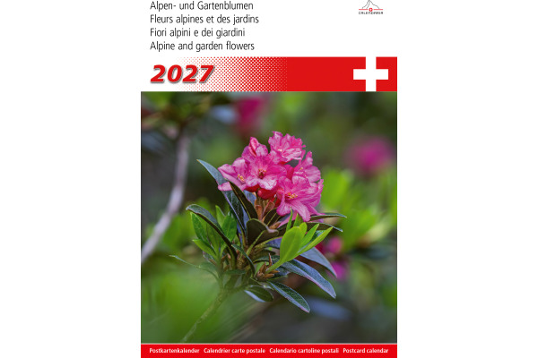 CALENDARI Bildkalender 2027 36206226 Alpenblumen ML 14.8x22cm