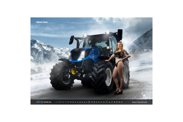 CALENDARI Bildkalender 2027 36206349 Bauernkalender Girls 40x56cm – Bild 2