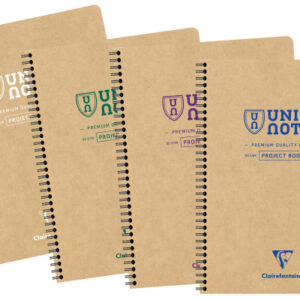 CLAIREFON Collegeblock Uni Notes A4+ 9862C braun, kariert 5mm 80 Blatt