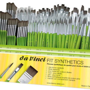 DA VINCI Plexiglasaufsteller 2-reihig VA-4149E_ Fit Synthetics small
