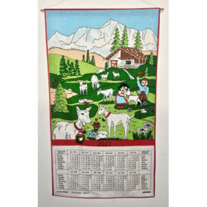 DOERIG Heidi mit Glocke 2027 19.2798+ 1J/1S ML Reinleinen 40x70cm