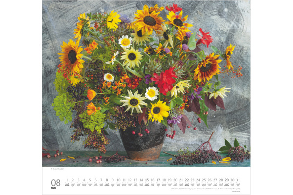 DUMONT Bildkalender 2027 261262 Blumensträusse ML 38x35.5cm – Bild 4