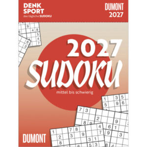 DUMONT Sudoku mittel-schwierig 2027 261480 DE 11.8x15.9cm