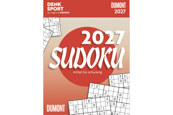 DUMONT Sudoku mittel-schwierig 2027 261480 DE 11.8x15.9cm