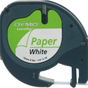 DYMO      Beschriftungsband      12mm/4m S0721510  weiss