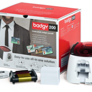 EVOLIS Drucker Plastikkarten B22U0000R Badgy 200 Farbband, 100 Karten