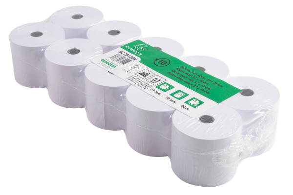 EXACOMPTA Rolle Offset Papier 10 Stk. 5770120V 57x70mmx40m für Kasse – Bild 2