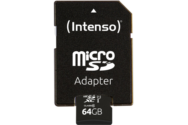 INTENSO Micro SDXC Card PREMIUM 5x64GB 3423595 incl. SD Adapter – Bild 3