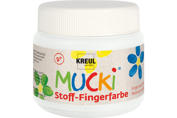 C. KREUL Stoff-Fingerfarbe Mucki KR-28101 weiss