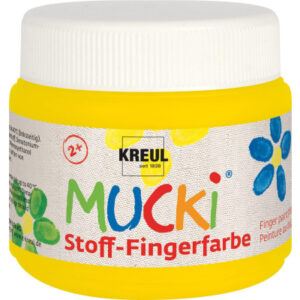 C. KREUL Stoff-Fingerfarbe Mucki KR-28102 gelb