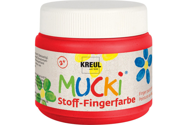 C. KREUL Stoff-Fingerfarbe Mucki KR-28103 rot