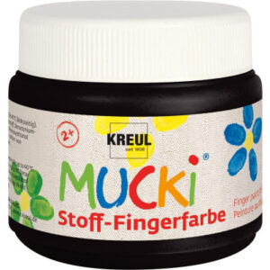 C. KREUL Stoff-Fingerfarbe Mucki KR-28106 schwarz