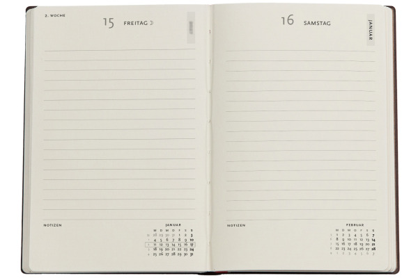 PAPERBLAN Agenda Wildblumen 2027 DD1742-5 1T/1S TAG Mini HC DE 9.5x14cm – Bild 2