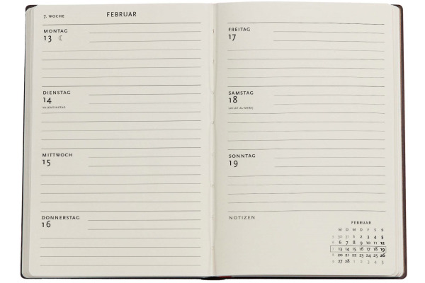 PAPERBLAN Agenda Himmlische Magie 2027 DD1744-9 1W/2S HOR Mini HC DE 9.5x14cm – Bild 2