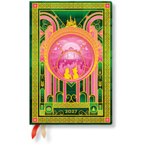 PAPERBLAN Agenda Magie von Wicked 2027 DD1750-0 1W/2S HOR Mini HC DE 9.5x14cm