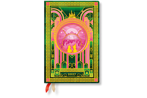 PAPERBLAN Agenda Magie von Wicked 2027 DD1750-0 1W/2S HOR Mini HC DE 9.5x14cm