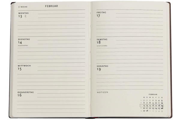 PAPERBLAN Agenda Mailänder Dom 2027 DD1752-4 1W/2S HOR Mini HC DE 9.5x14cm – Bild 2