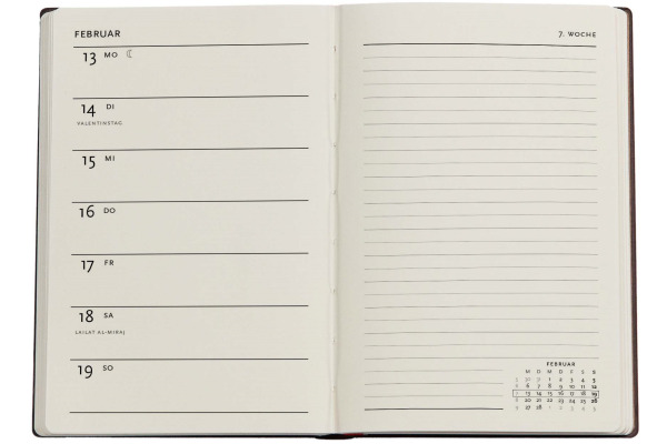 PAPERBLAN Agenda Der Obstgarten 2027 DD1761-6 1W/2S VSO Mini HC DE 9.5x14cm – Bild 2