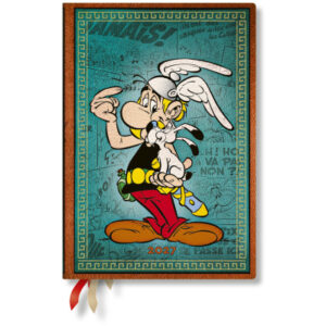 PAPERBLAN Agenda Asterix d. Gallier 2027 DD1772-2  1W/2S HOR Midi HC DE   13x18cm