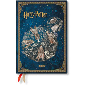 PAPERBLAN Agenda Hogwarts 2027 DD1774-6 1W/2S HOR Midi HC DE 13x18cm