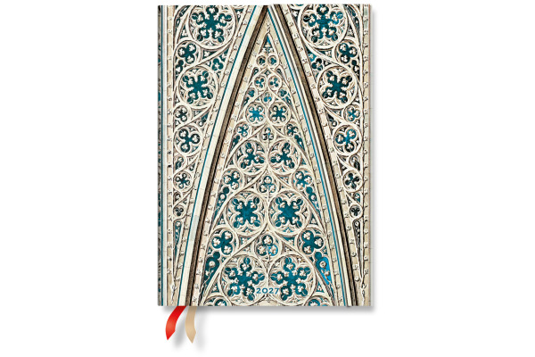 PAPERBLAN Agenda Mailänder Dom 2027 DD1780-7 1W/2S HOR Midi HC DE 13x18cm