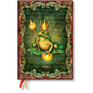 PAPERBLAN Agenda Grimm Froschkönig 2027 DD1788-3 1W/2S VER Midi HC DE 13x18cm