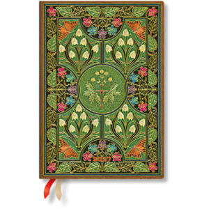 PAPERBLAN Agenda Blühende Poesie 2027 DD1796-8 1W/1S VSO Midi HC DE 13x18cm