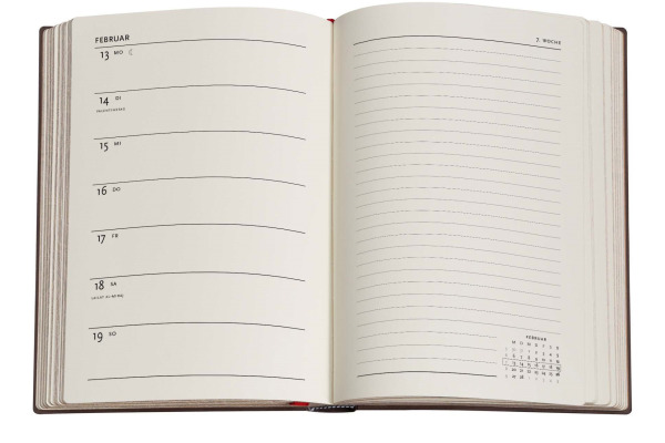 PAPERBLAN Agenda Mailänder Dom 2027 DD1800-2 1W/1S VSO Midi HC DE 13x18cm – Bild 2