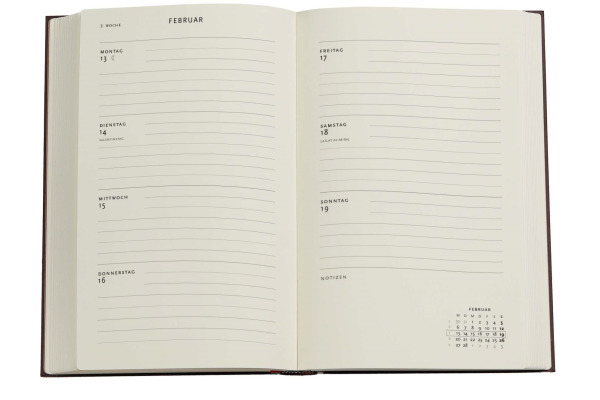 PAPERBLAN Agenda Pinocchio 2027 DD1804-0 1W/2S HOR Maxi HC DE 13.5x21cm – Bild 2