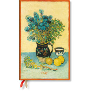 PAPERBLAN Agenda Stillleben 2027 DD1805-7 1W/2S HOR Maxi HC DE 13.5x21cm