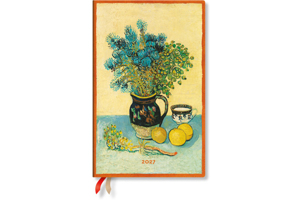 PAPERBLAN Agenda Stillleben 2027 DD1805-7 1W/2S HOR Maxi HC DE 13.5x21cm