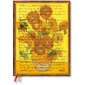 PAPERBLAN Agenda Sonnenblumen 2027 DD1830-9 1W/2S VER Ultra HC DE 18x23cm