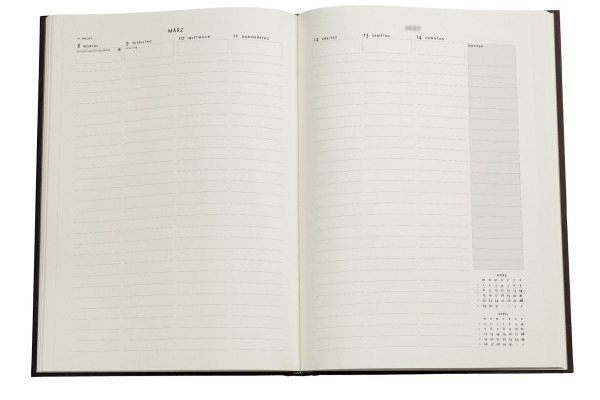 PAPERBLAN Agenda Sonnenblumen 2027 DD1840-8 1W/2S VER Grande HC DE 21x30cm – Bild 2