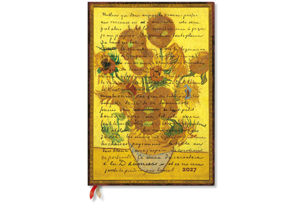 PAPERBLAN Agenda Sonnenblumen 2027 DD1840-8 1W/2S VER Grande HC DE 21x30cm