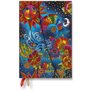 PAPERBLAN Agenda Magie Céleste 2027 DF2039-5 1W/2S HOR Mini HC FR 9.5x14cm