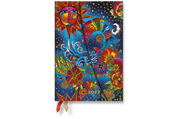 PAPERBLAN Agenda Magie Céleste 2027 DF2039-5 1W/2S HOR Mini HC FR 9.5x14cm