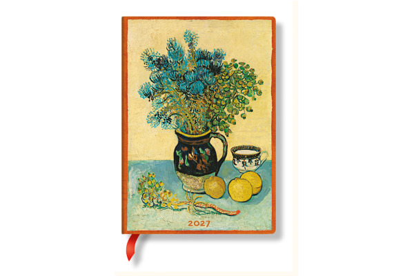 PAPERBLAN Agenda Nature Morte 2027 DF2072-2 1W/2S HOR Midi HC FR 13x18cm